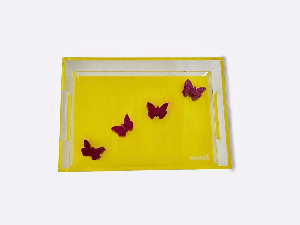 MOUSHI - Butterfly Yellow Base Tray