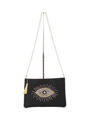 Gold Eye Clutch