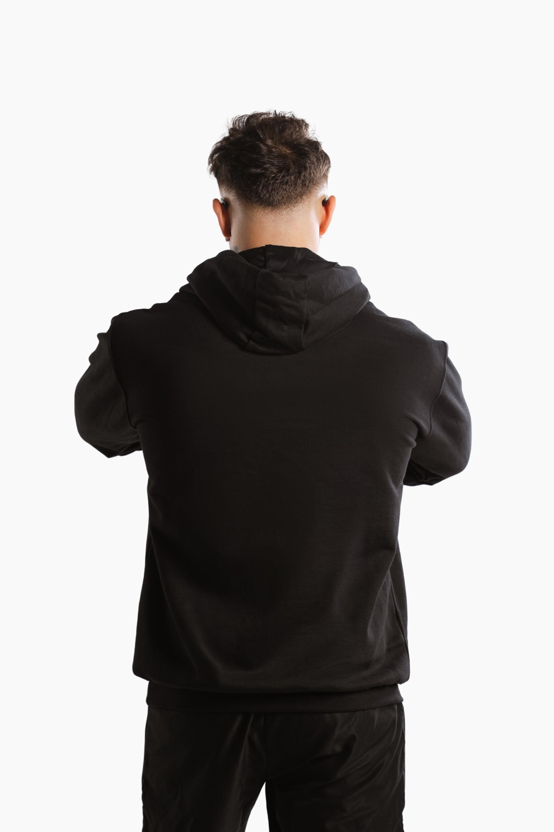 Man in Black Hoodie