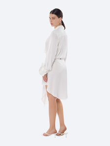 H Dress | White