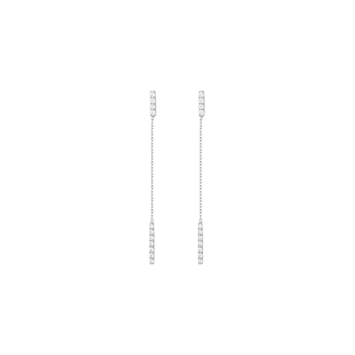 Hanging Double Bar Earrings