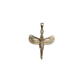 Hathor Pendant with a Diamond