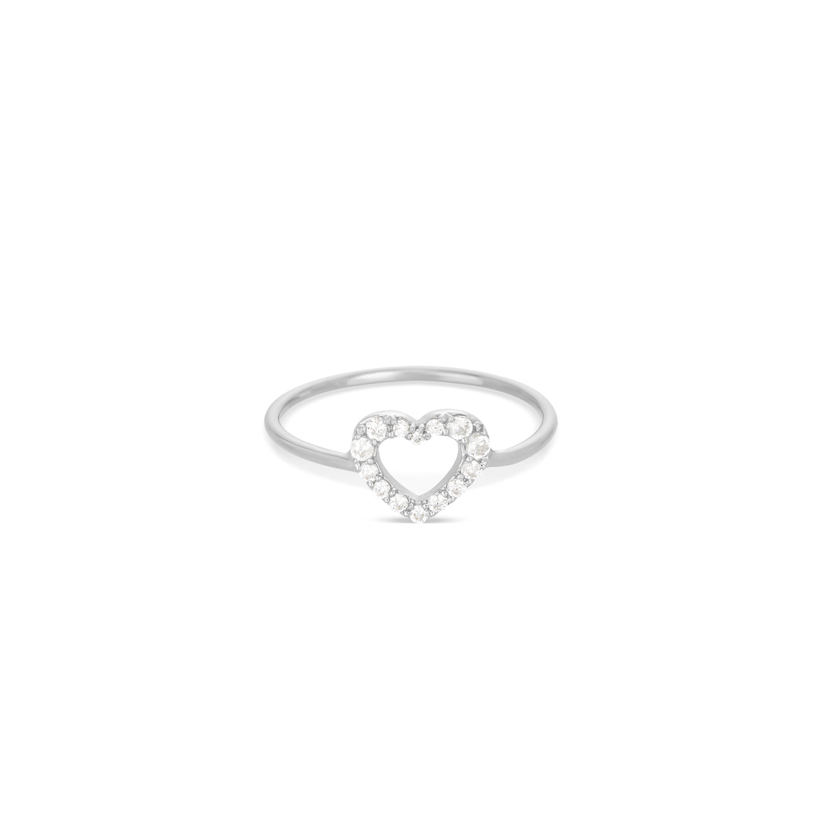 Heart Diamond Ring