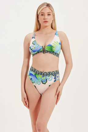 High-Waisted Tailoring Bikini