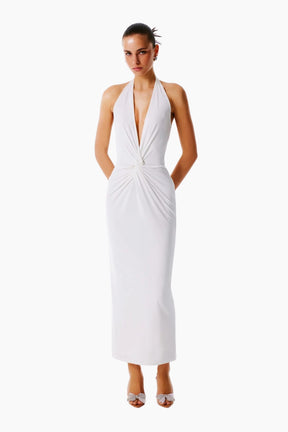 ALURA V Neck Maxi Dress