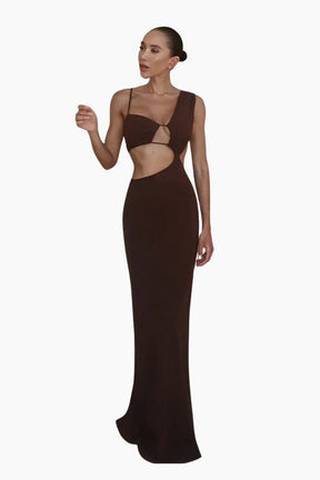 Aurelia Maxi Dress - Chocolate