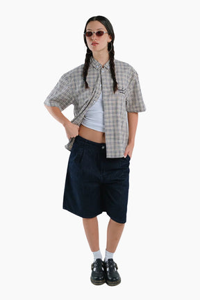 Checkered Yellow Shirt