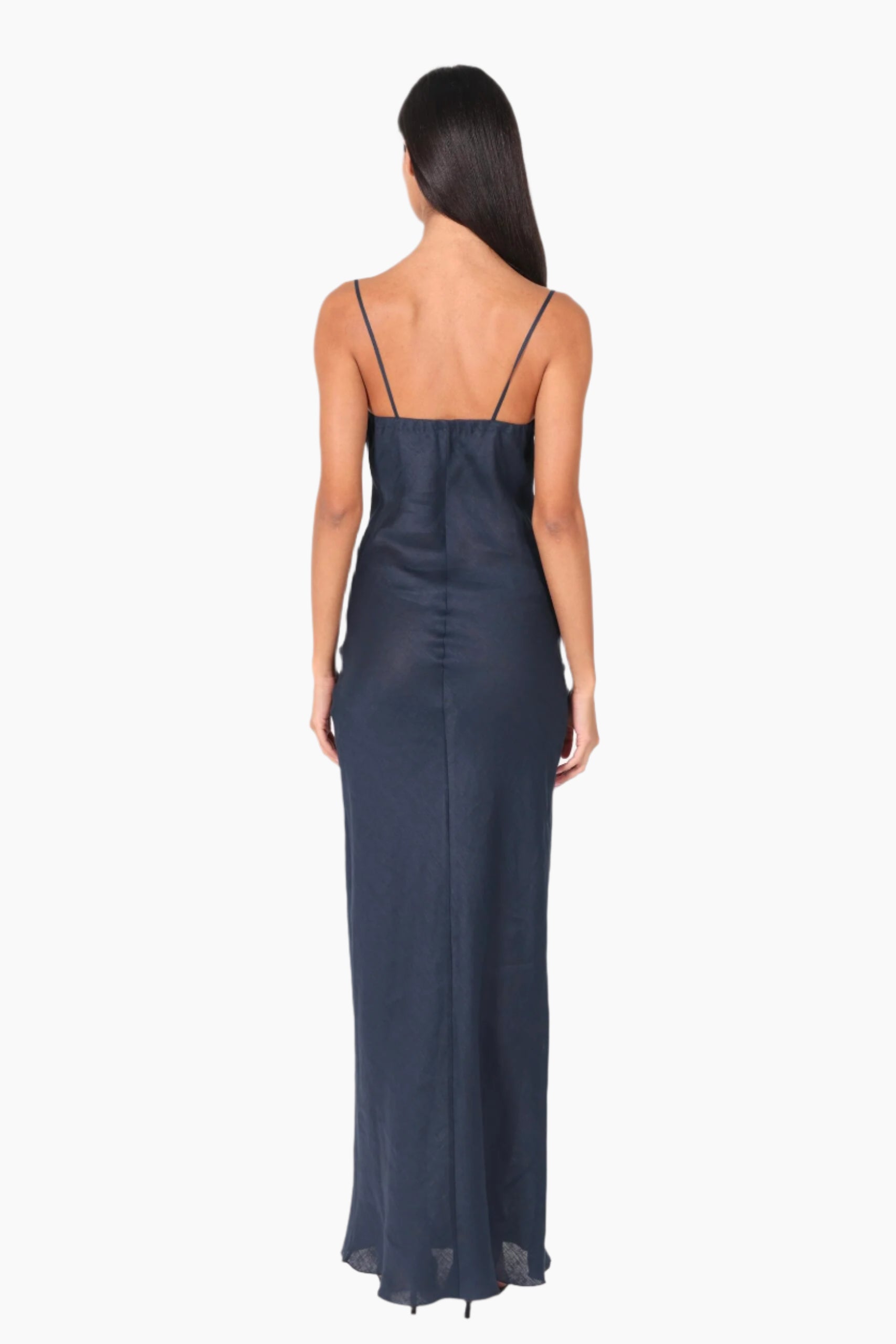 Navy blue evening gown 