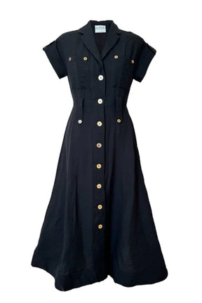 Onyx Breeze Dress