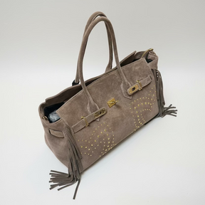 BS6265 Borsa Art. Maxi Celino Belt Frange Fireworks Studs
