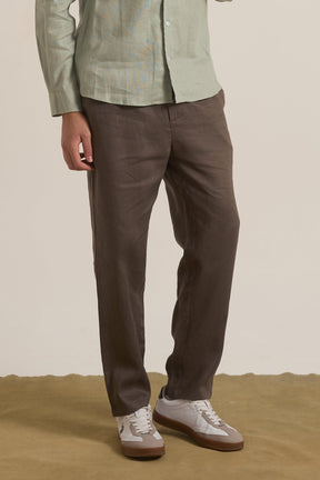 Linen Trousers Charles Gray