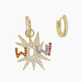 Earrings WOW w/stones