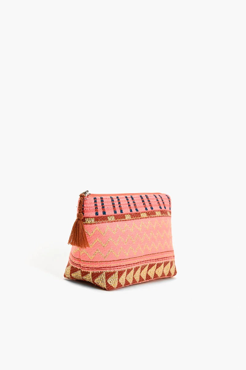 Jacquard Make-Up  Pouch