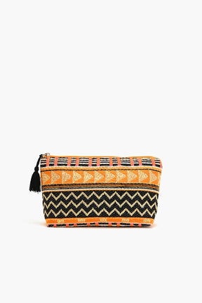 Jacquard Make-Up  Pouch