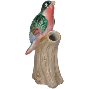 KAL-2132 Vase Bird Multi 9x7x20cm