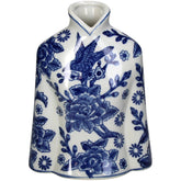KAL-4195 Vase Blouse Porcelain Blue 16x11x21cm