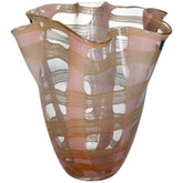 KAL-4436 Vase Glass Peach 21x21x24.5cm