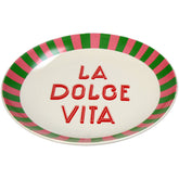 KAL-5503 Plate La Dolce Vita Stoneware White 25x25x3.5cm