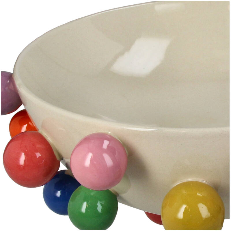 KAL-5901 Bowl Balls Stoneware Multi 37.5x37.5x15.3cm