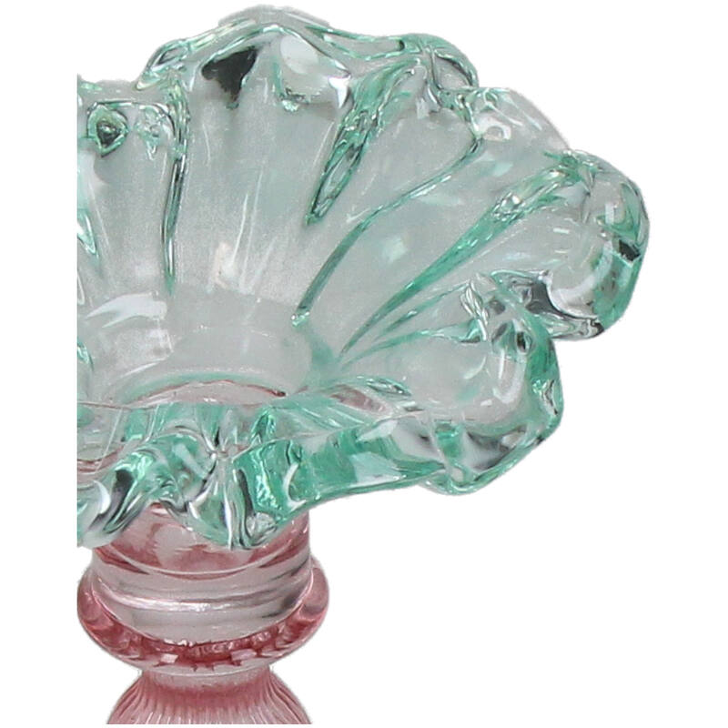 KAL-6232 Candle Stick Glass Multi 14x14x19cm