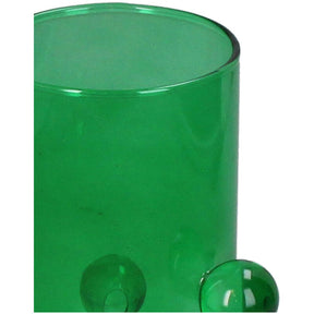 KAL-6470 Vase Glass Green 8.8x8.8x18cm