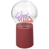 KAL-6540 Decoration Light Good Vibes LED Glass Peach 12x12x21cm