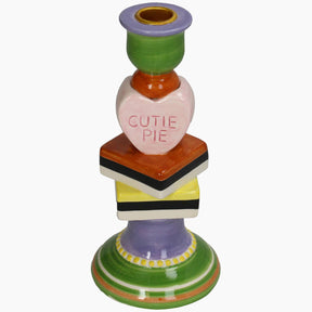 KAL-6841 Candle Stick Cutie Pie Dolomite Multi 10x10x21.6cm