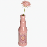 KAL-7615 Vase Aperitif Sun Stoneware Pink, 6.5 x 6.5 x 21.8 cm
