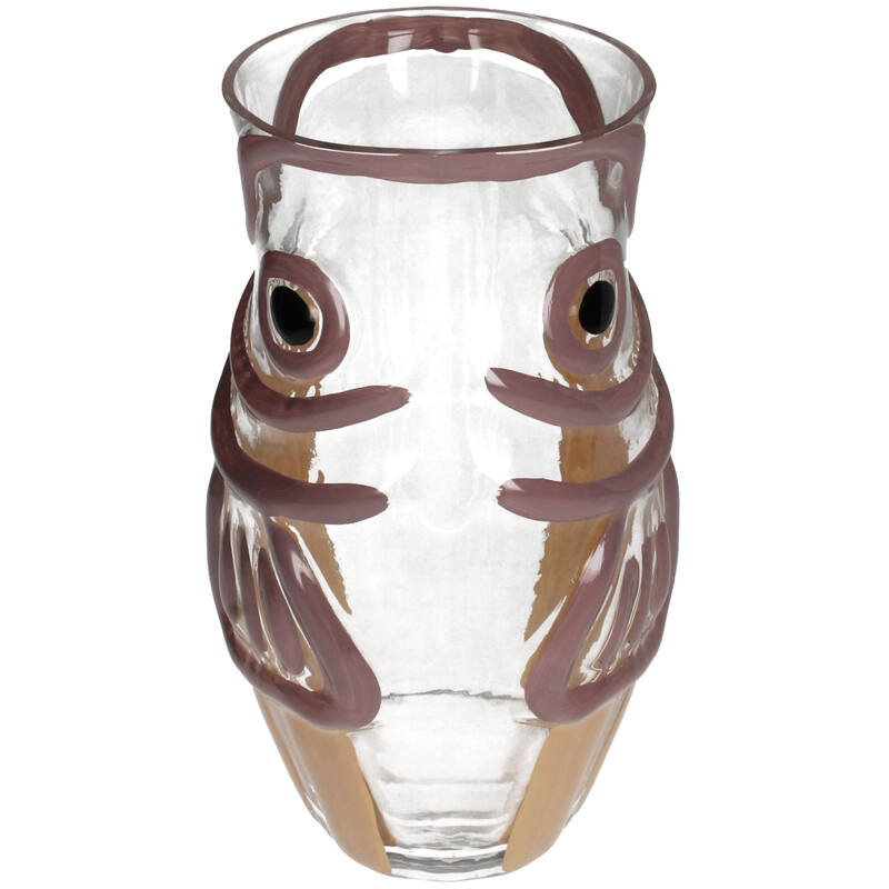 KAL-8081 Vase Fish Glass Multi 15x15x29cm