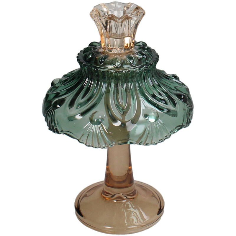 KAL-9002 Candle Stick Glass Multi 12.5x12.5x18.8cm