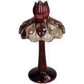 KAL-9005 Candle Stick Glass Multi 12.5x12.5x22.5cm