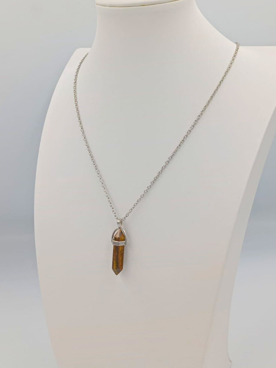 Natural Crystal Pendant Necklaces