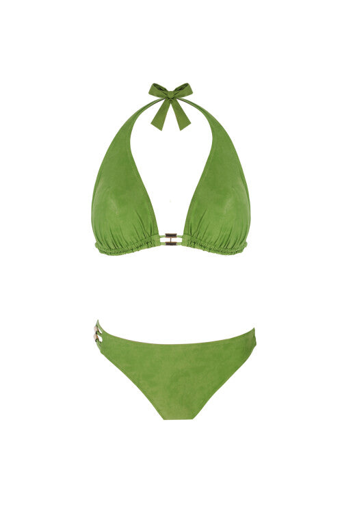 Green Halter Neck  Bikini