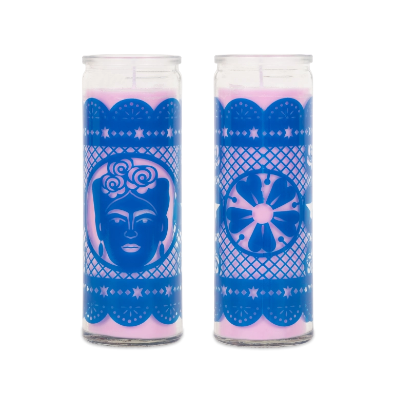 HD0678 Candle In Glass Papel Picardo Frida