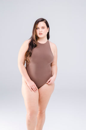 Tcheriz ,Kordia tank bodysuit, mocha