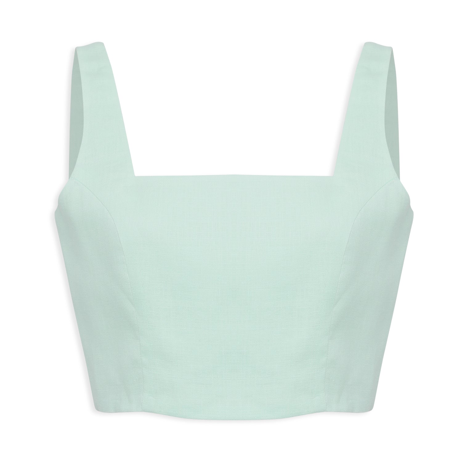 Linen Crop Top