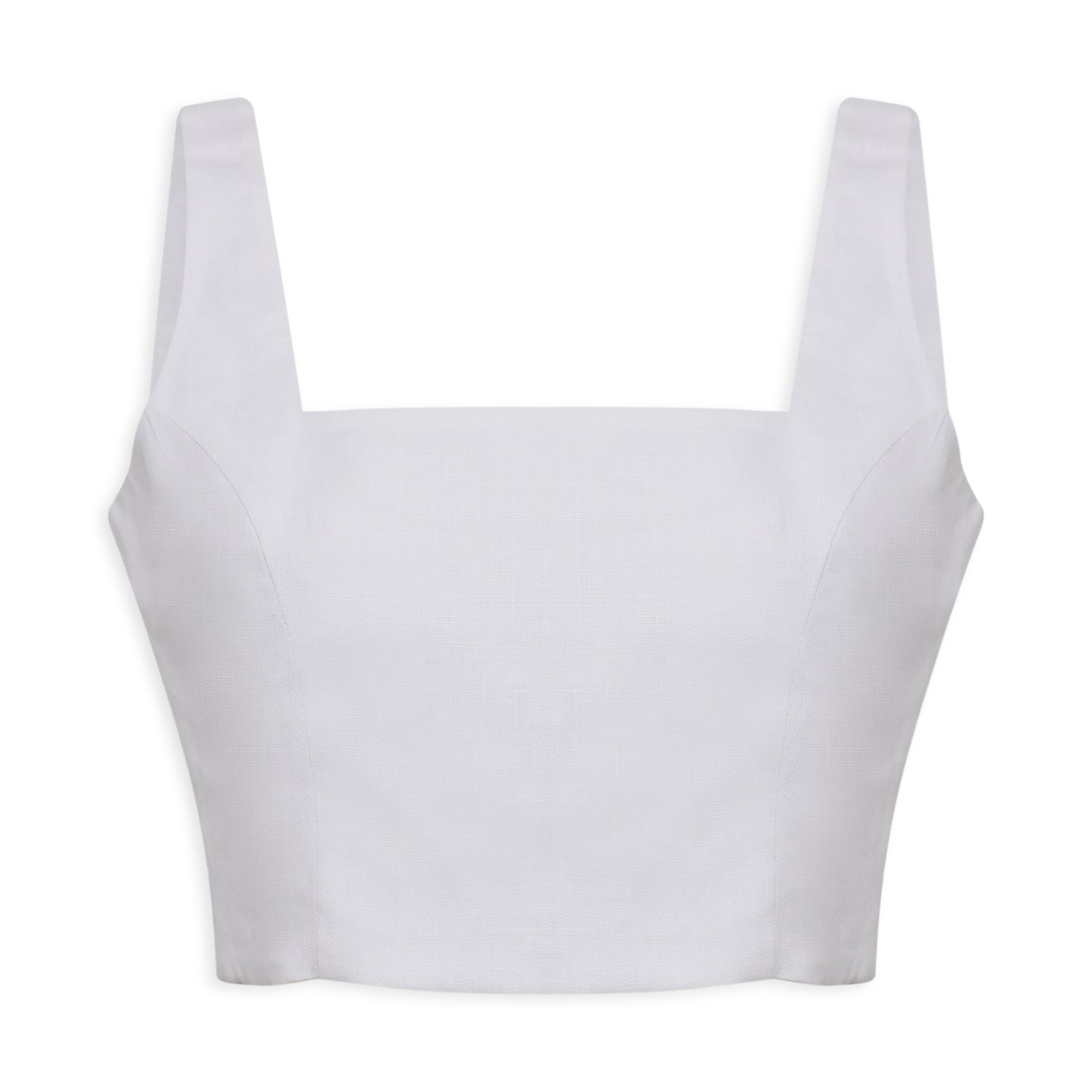 Linen Crop Top