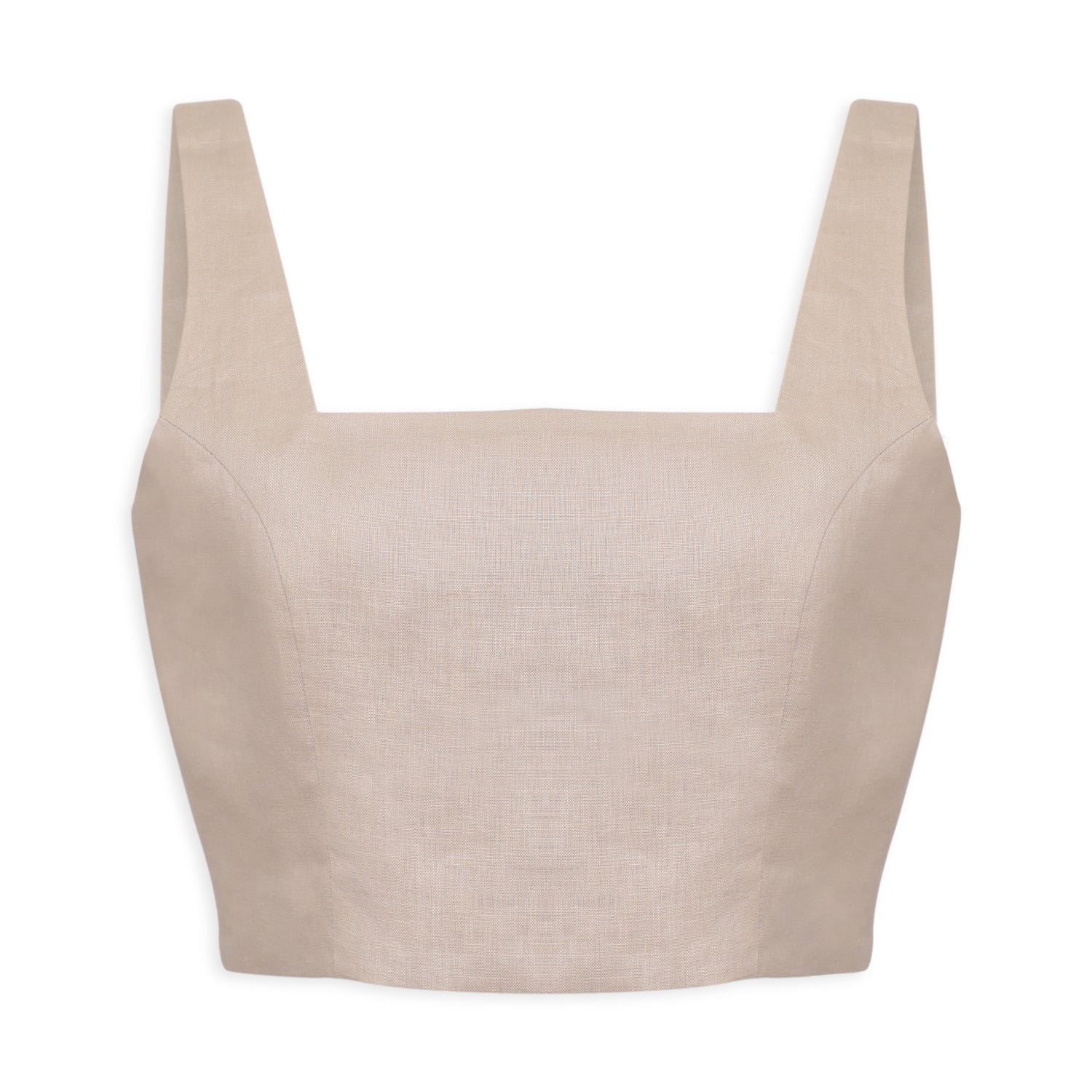 Linen Crop Top