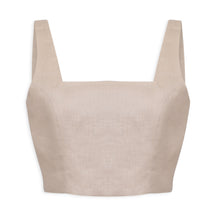 Linen Crop Top