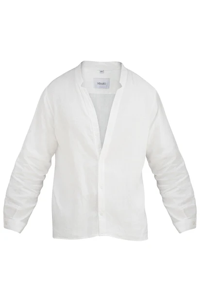 Linen Shirt Men - Off White