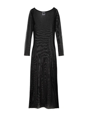 MESH BOAT DRESS