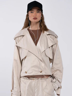 Nylon Short Trench
