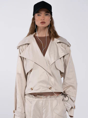 Nylon Short Trench