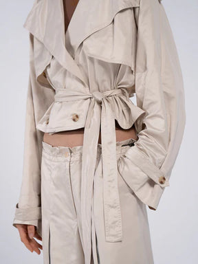 Nylon Short Trench