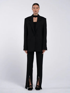 New cotton zipper pant