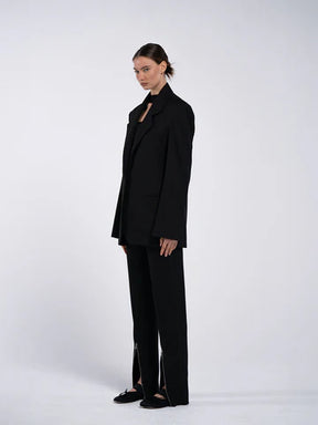 New cotton zipper pant