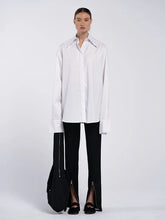 White shirt open