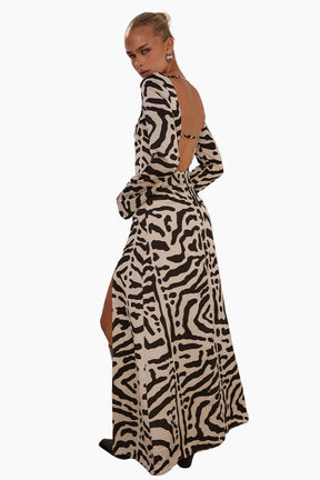 Montie Sleeved Maxi Dress