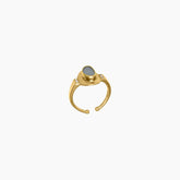 Medieval Byzantine Gold Ring With Natural Shapeless Opal Stone
