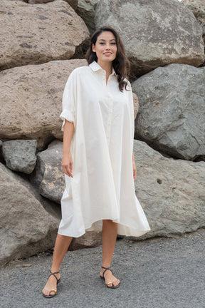 Moy Eye Cotton Shirt Dress